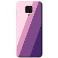 MRCİLETİSİM Xiaomi Redmi Note 9 Pro Kılıf Baskılı Kapak - Oblique + 5D Tam Kaplayan Cam