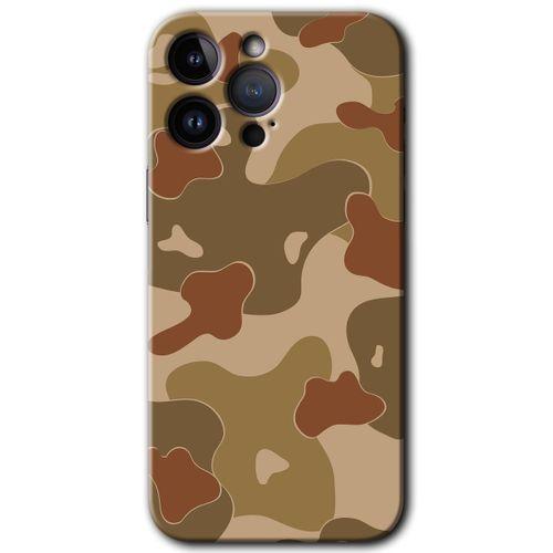 iPhone 14 Pro HD Baskılı Kılıf + 9D Tam Ekran Koruyucu - Kamuflaj 10