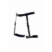 Siyah Jartiyer Harness Deri Ayarlanabilir Bacak Aksesuarı - Brf133
