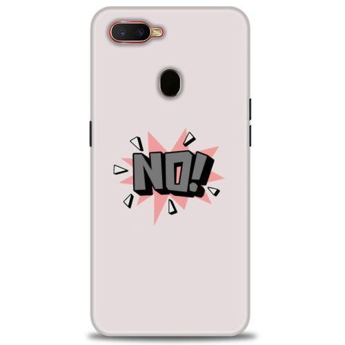 Oppo A12 Kılıf HD Baskılı Kılıf - No + Tam Ekran Koruyucu