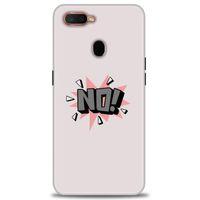 Oppo A12 Kılıf HD Baskılı Kılıf - No + Tam Ekran Koruyucu