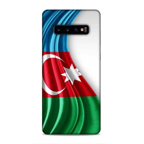 Samsung Galaxy S10 Plus Uyumlu Kılıf Azarbaijan (21) Koruyucu Kapak Bayrak