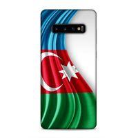 Samsung Galaxy S10 Plus Uyumlu Kılıf Azarbaijan (21) Koruyucu Kapak Bayrak