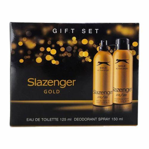Slazenger Parfüm Gold Edt 125ml & 150ml Erkek Deodorant Kofre Set