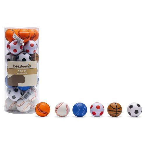 Beeztees Kedi Oyuncağı, Sünger Oyun Topu, Çeşitli Renklerde, 4,5cm