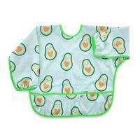 Babyjem BabyJem Baskılı BLW Kollu Önlük 784 Avokado