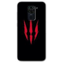 Xiaomi Redmi Note 9 Kılıf Kapak - Ayı Pençesi +Hayalet Ekran Yandan Gözükmez