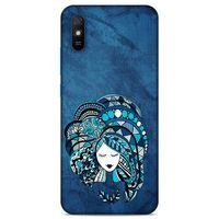 Lopard Xiaomi Redmi 9A Uyumlu Kılıf Sürreal Yüzler ♀ (35) Fit Design Kılıf Baskılı