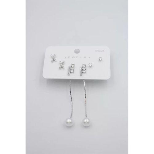 Çoklu Set Küpe - Gümüş