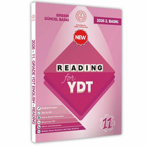 2026 YDT MEBİ İngilizce 11 Sınıf Reading Okuma-Anlama Kitabı Soru Bankası Video Çözümlü BASKI ÜCRETİ
