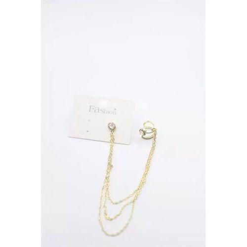 Zincir Sallantılı Küpe - Altın