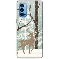 Oppo Reno 4 Pro Kılıf Snowix (22) Tam Koruma Kılıfı Açık Kahve