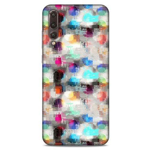 Huawei P20 Pro Kılıf Pastel Renkler (8) Baskılı Kılıf Turkuaz Beyaz