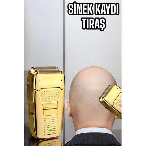 Tıraş Makinesi Paslanmaz Çelik Şarjlı Taşınabilir