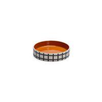 Beeztees Kedi Mama Su Kabı, Seramik, Turuncu / Beyaz, 16,5cm, 300ml