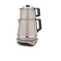 Korkmaz A332-02 Demiks Bej/Krom Elektrikli Çaydanlık 1.7 Lt