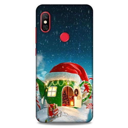 Xiaomi Redmi Note 6 Pro Kılıf Snowix (2) Kabı Yeşil Kırmızı