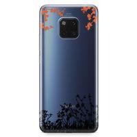 Huawei Mate 20 Pro Kılıf Ot Bahçesi Arka Kapak Koruma Desenli Full Koruyucu