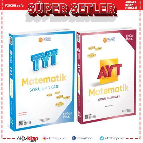 Üç Dört Beş TYT Matematik ve AYT Matematik Soru Bankası 2 Kitap Set