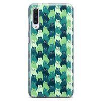 Samsung Galaxy A70 Kılıf Birmanya Kedileri Arka Kapak Koruma Desenli Full Koruyucu