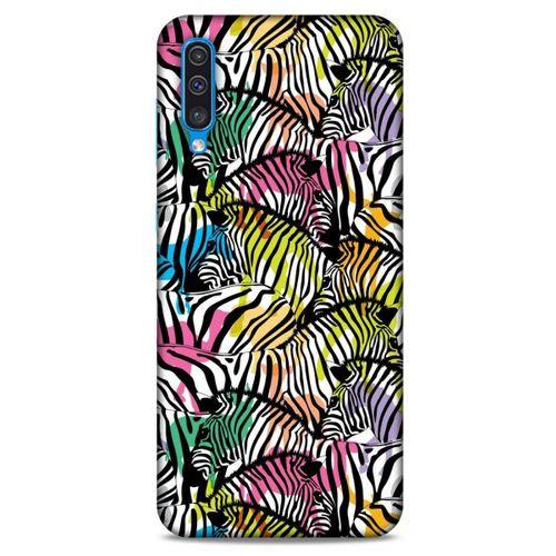 Animax Colorful Zebra Samsung Galaxy A50 Kılıf Desenli Silikon