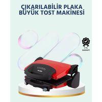2000w Tost Ve Izgara Makinesi – Granite/teflon Plaka Seçenekli
