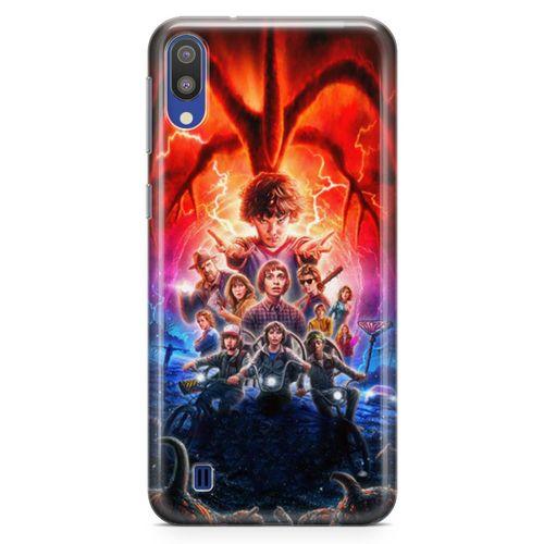 Samsung Galaxy M10 Kılıf Sranger Things Arka Kapak Koruma Desenli Full Koruyucu