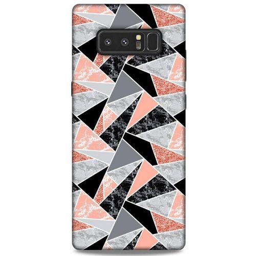 Mermer Desenli (32) Tema Soft Silikon Kılıf Bakır rengi Samsung Galaxy Note 8 Kılıf