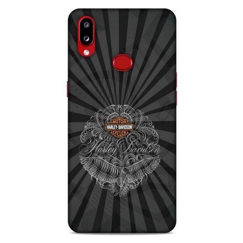 Samsung Galaxy A10s Uyumlu Kılıf Motorsiklet (40) Fit Silikon Kılıf Harley
