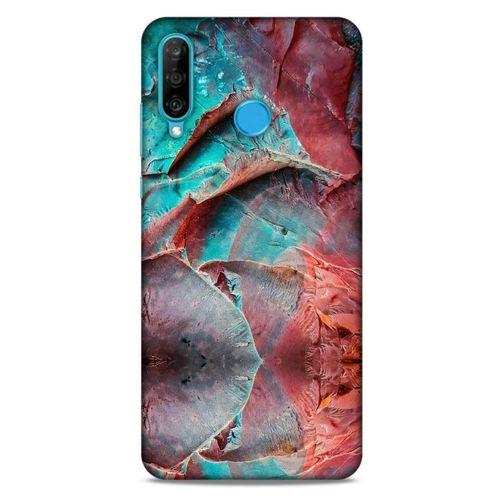 Huawei P30 Lite Kılıf Baskılı Özel Seri Taşlı (49) Ultra Silikon Kılıf