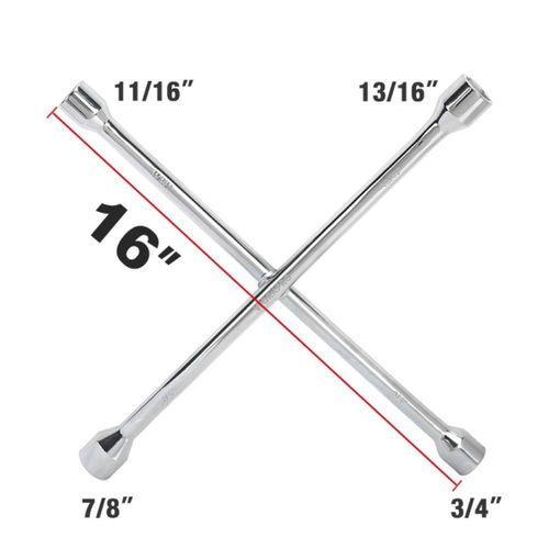 WORKPRO WP314005 17 19 21 23 Cr-V 400mm 4 Kollu Profesyonel Bijon Anahtarı