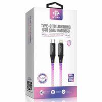 PD Lightning 5A RGB Işıklı Şarj Kablosu Arb-311