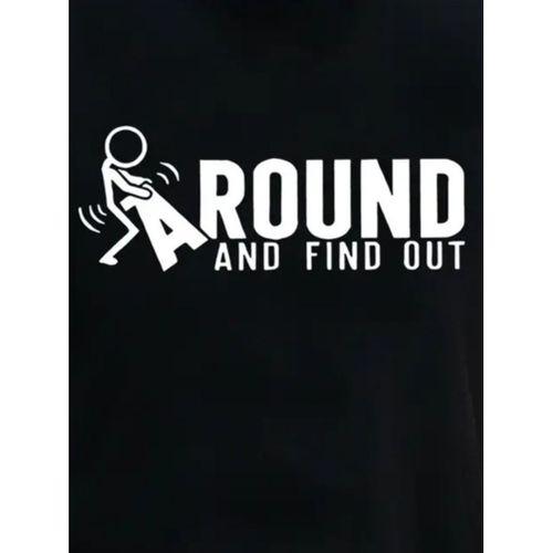 Erkek Around Baskılı Süprem T-shirt