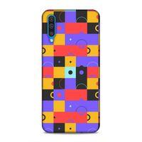Samsung Galaxy A50 Uyumlu Kılıf Insomnia (37) Silicone Cover Mor Sarı