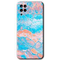 Potkal Hediye Fabrikası Samsung Galaxy A12 Kılıf HD Desen Baskılı Arka Kapak - Bubbles 1
