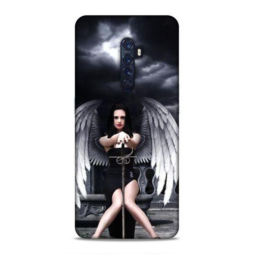 Oppo Reno 2 Kılıf Melek Haloween Arka Kapak Silikon Koruma Full Koruyucu