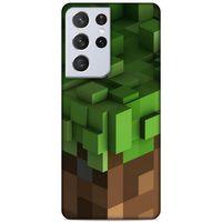 Lopard Samsung Galaxy S21 Ultra Uyumlu Kılıf PiXel (30) Silicone Case Block