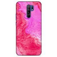 Xiaomi Redmi 9 Uyumlu Kılıf Pembe Delisi (11) Tam Koruma Mermer