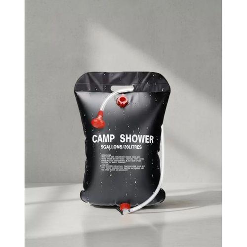 Solar Kamp Duşu 20 Litre Taşınabilir Şeffaf Su Seviyeli Dış Mekan Duş Sistemi