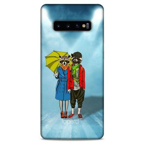 Samsung Galaxy S10 Plus Kılıf FunnyMaX (47) Crystal Flex Kılıf Cam Göbeği
