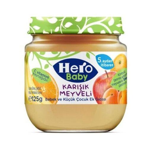 Hero Baby Hero Baby Karışık Meyveli Kavanoz Mama 125 Gr