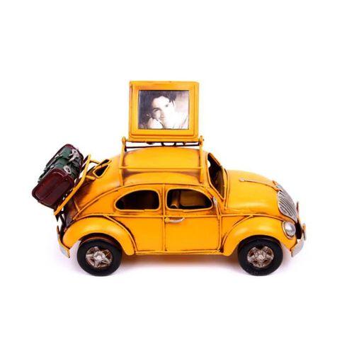 Dekoratif Metal Araba Çerçeveli Biblo Dekoratif Hediyelik