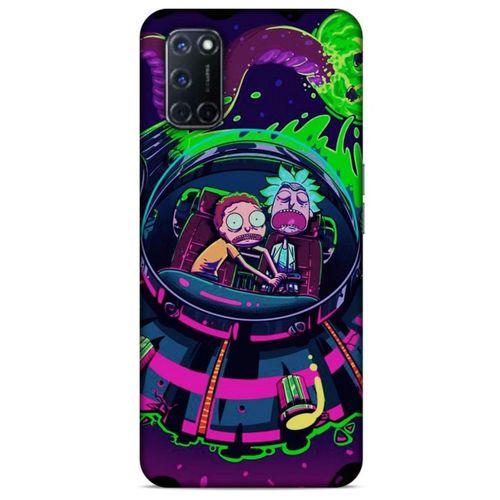 Oppo A92 Uyumlu Kılıf Rick And Morty (30) Silicone Case Doofus Rick