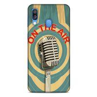 Retro (40) Desen Fit Silikon Kılıf Renkli Samsung Galaxy A40 Kılıf