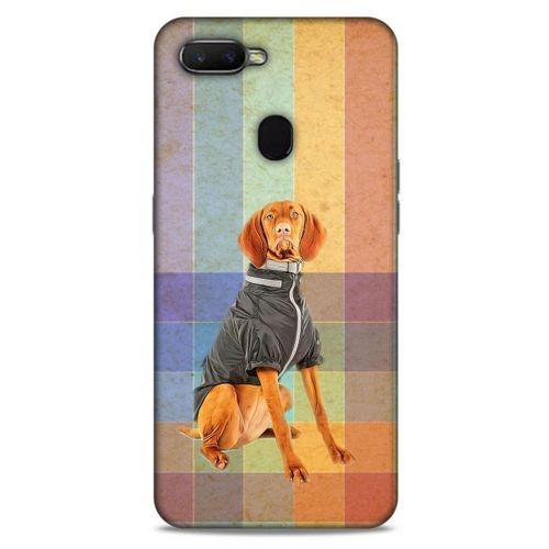 Oppo Ax7 Kılıf Köpek Kıyafetleri (36) Glitter Kılıf Alman Pointer