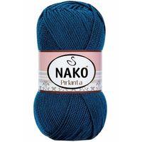 1 Adet Pırlanta Amigurumi El Örgü İpi Yünü Petrol Mavi 10328