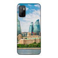 Xiaomi Poco M3 Pro Uyumlu Kılıf Azarbaijan (4) Koruma Kılıfı Alev Kuleleri