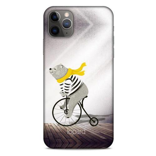 Apple Iphone 11 Pro Max Kılıf FunnyMaX (11) Tam Koruma Kahve Ayı