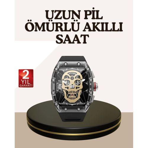 Dokunmatik Akıllı Saat Sesli Asistanlı Geniş Özellikli