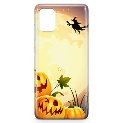 Samsung Galaxy A51 Kılıf Cadı Balkabakları Arka Kapak Koruma Desenli Full Koruyucu